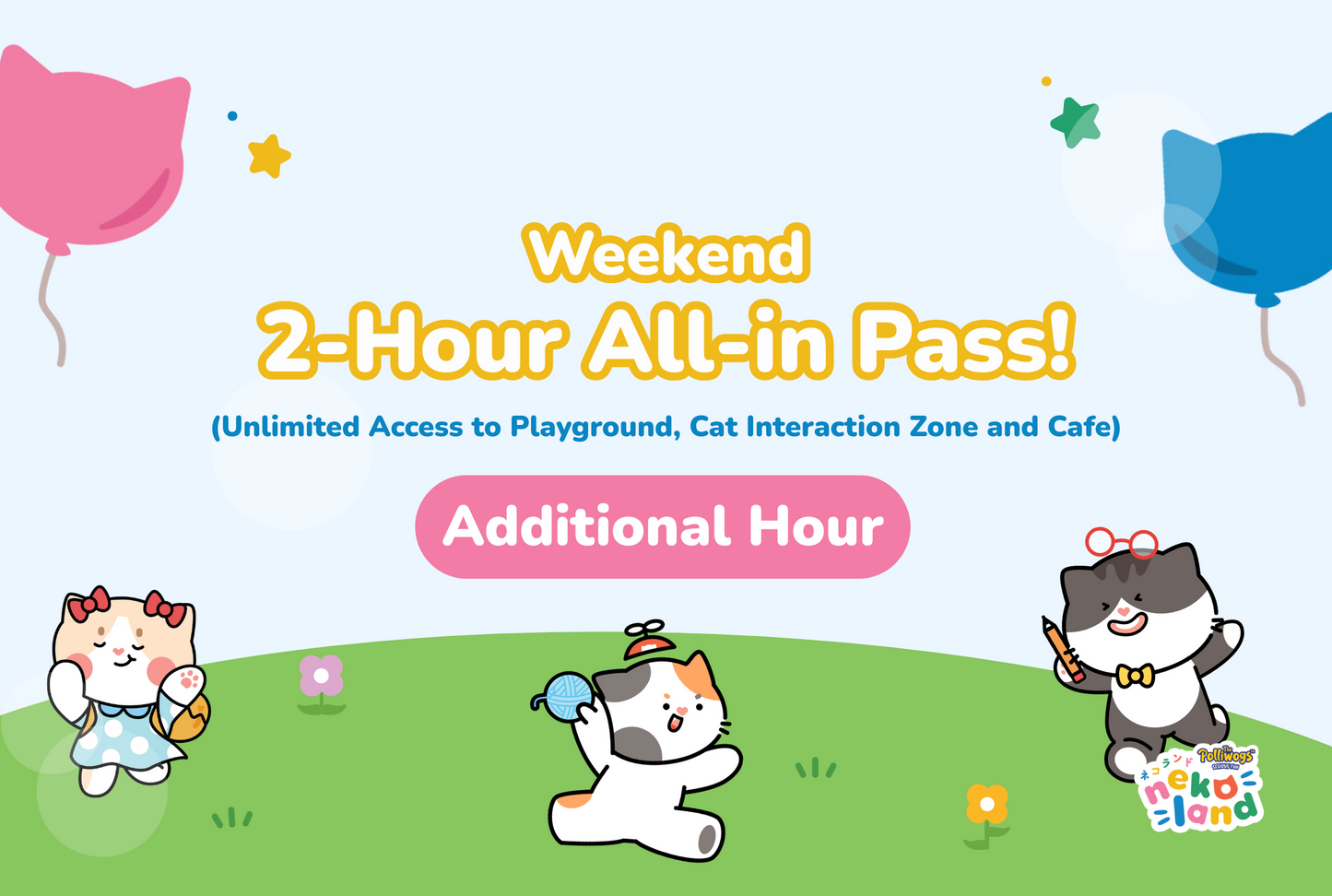 Weekend 2-Hours All-in Pass: Additional Hour