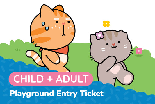 Playground Entry Ticket | Child + Complimentary Adult Ticket