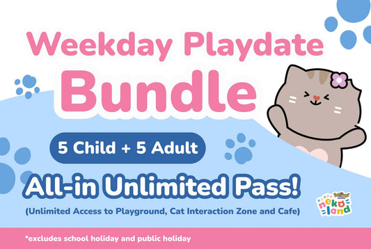 July Weekday Playdate Bundle -  5 Child + 5 Adult